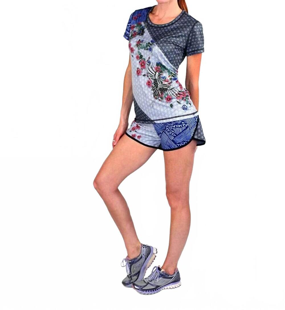 NEW INKNBURN women's kase tech shirt in multi